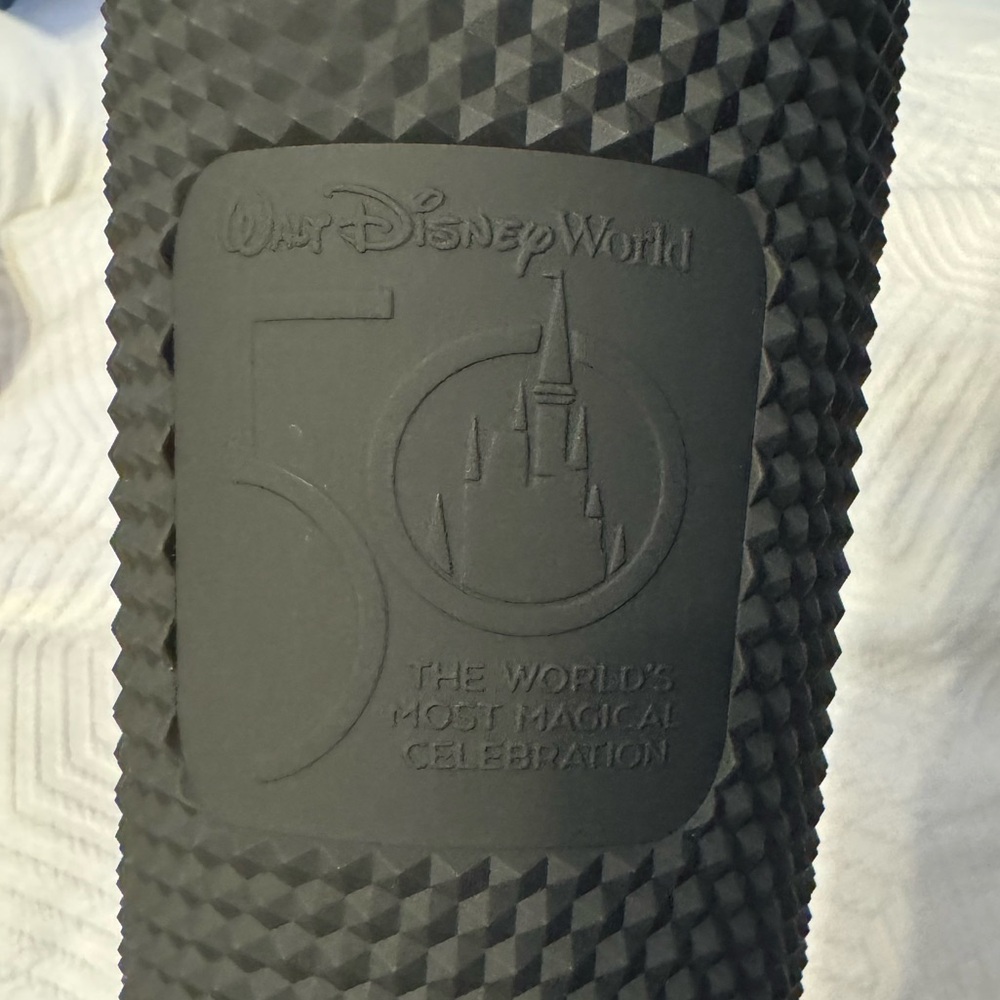 STARBUCKS Walt Disney World 50th Anniversary Geometric Black Tumbler -New - Picture 2 of 7